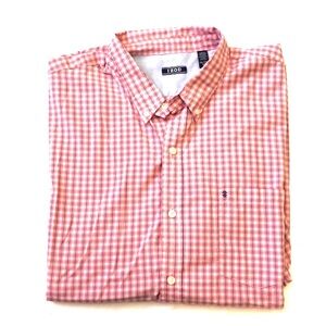 Mens Izod long sleeve plaid shirt